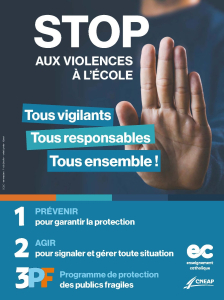 Stop violences - Affiche enseignant