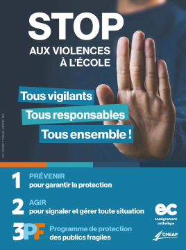 Stop violences - Affiche enseignant