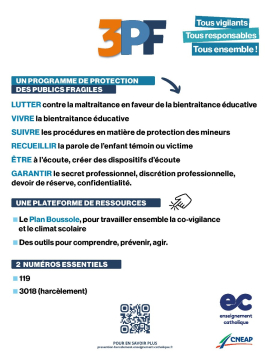 Stop violences - Affiche enseignant