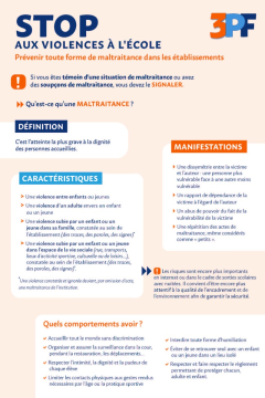 Stop violences - Abstract du 3PF